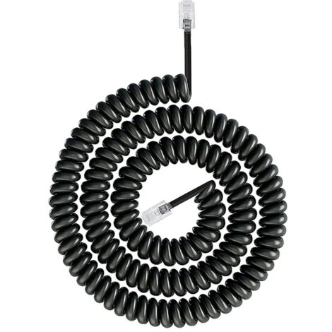 Goobay 68003 cable telefónico 7 m Negro