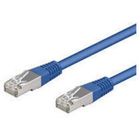 Goobay 68053 cable de red Azul 0,5 m Cat5e SF/UTP (S-FTP)