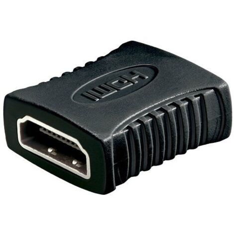 Goobay 68688 cambiador de género para cable HDMI Typa-A Negro