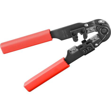 Goobay 77124 crimpadora Herramienta para prensar Negro, Rojo