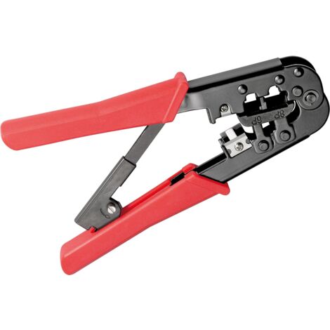 Goobay 77146 crimpadora Herramienta para prensar Negro, Rojo