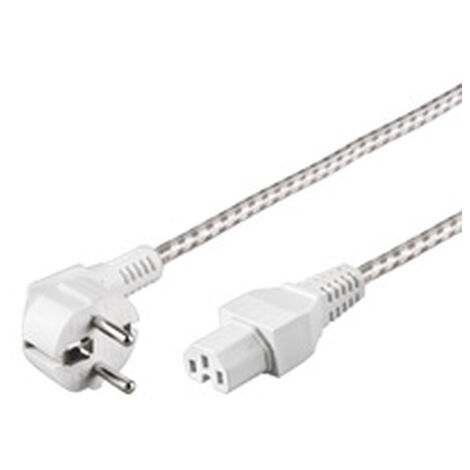 Goobay 93314 Blanco 2m - Cable (2 m, Macho/Hembra, Blanco)