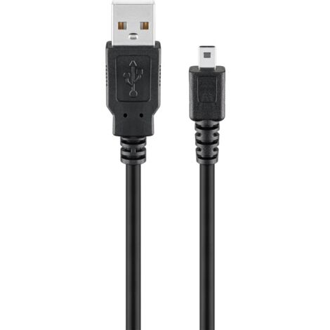 Goobay 93972 cable USB USB 2.0 1,8 m USB A Mini-USB B Negro