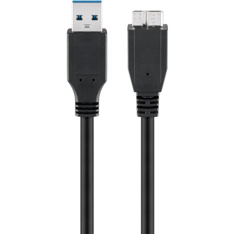 Goobay 95026 cable USB 1,8 m USB A Micro-USB B Negro