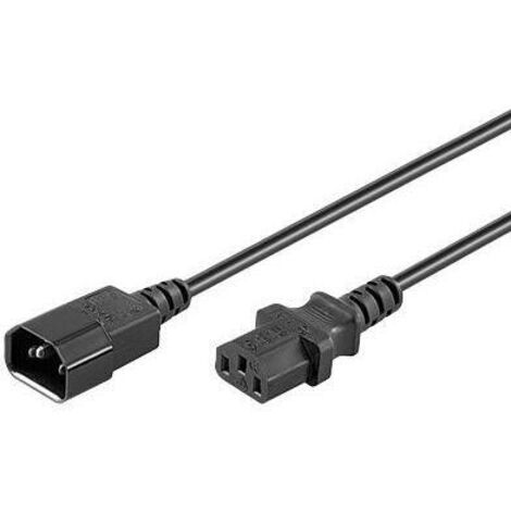 Goobay 95287 cable de transmisión Negro 3 m IEC C14 IEC C13