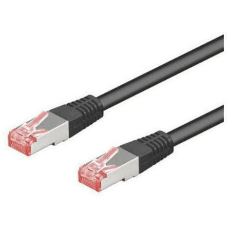 Goobay 95478 cable de red Negro 1 m Cat6 S/FTP (S-STP)