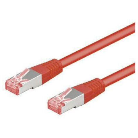 Goobay 95527 cable de red Rojo 7,5 m Cat6 S/FTP (S-STP)