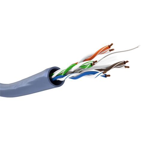 goobay 96096 - Cat.6a Verlegekabel, U/UTP, 100 m