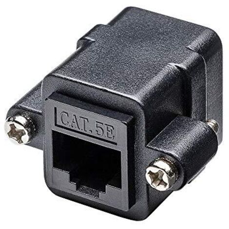 Goobay Adattatore RJ45 F/RJ45 F da Pannello Cat.5E UTP