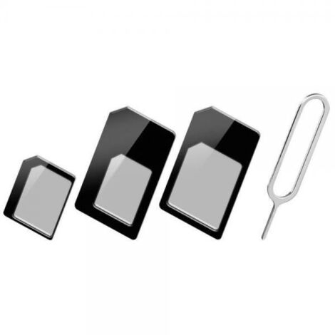GOOBAY Adattatore scheda SIM (3 in 1) nano-SIM, Micro-SIM e SIM