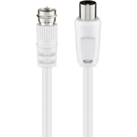Goobay AKFT 150 1.5m cable coaxial 1,5 m SAT Blanco