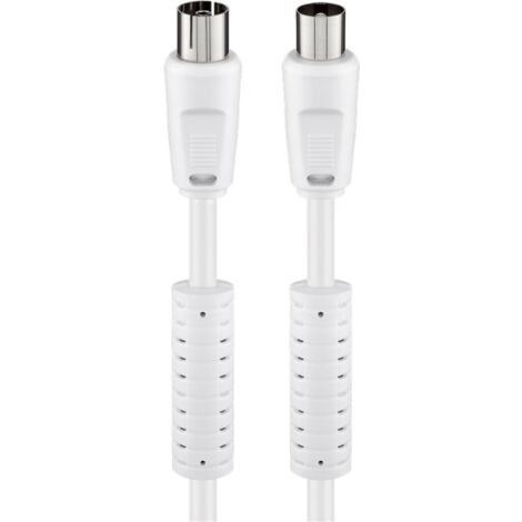 Goobay AKM 1000 - Cable coaxial (IEC/Coax, IEC/Coax, Derecho, Derecho, 10 m, Macho/Hembra)