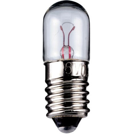 goobay Ampoule Tubulaire, 2 W, culot E10, 6.3 V (DC), 320 mA (9599)