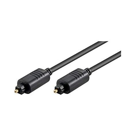 Goobay AVK 220-500 5.0m cable de fibra optica 5 m TOSLINK Negro