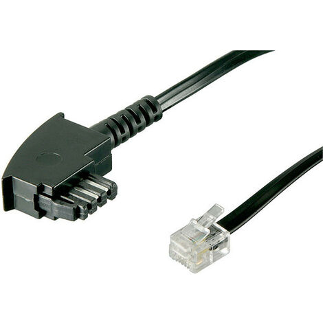 Câble d'extension Internet pour téléphone modulaire, RJ11, 6P4C vers RJ45,  8P4C, 3 m - AliExpress