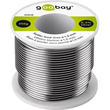 Goobay Câble de soudure 1,5 mm sans plomb 250 g