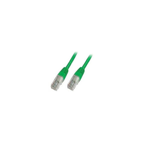 goobay CAT 5e câble de liaison, U/UTP, Vert, mélange de cuivre CCA, 20 m (68363)