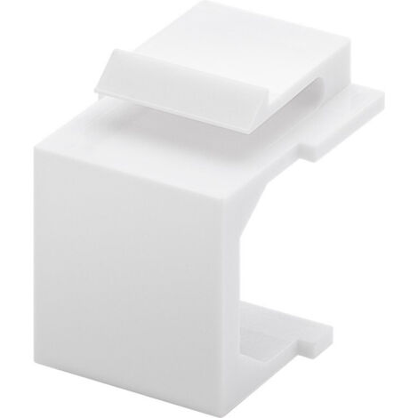 goobay Cache Keystone (pack de 4), blanc, pour protéger contre la poussière, blanc (79816)