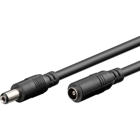 Goobay Cavo Prolunga DC 2.1 mm 3m Nero