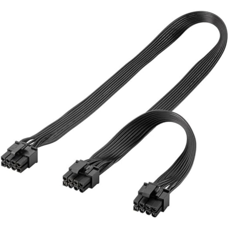 Goobay - Fiche PCIe à 8 broches sur 2 x prise PCIe 6+2