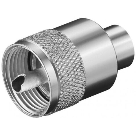 GOOBAY Connecteur UHF pour câbles -Ø max. 5,3 mm