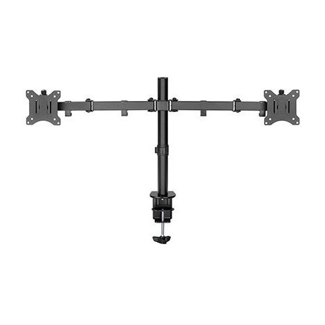 Goobay Double Flex support moniteur noir double écran