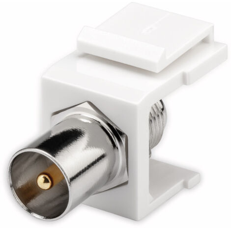 GOOBAY Einbau-Modul 79955, Kupplung, Koax-Stecker auf F-Buchse