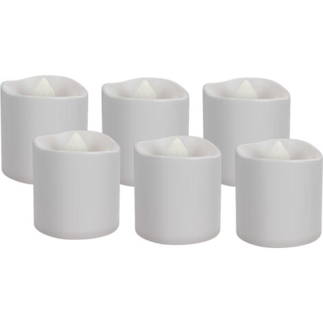 Goobay Ensemble de bougies LED blanc chaud rechargeable USB