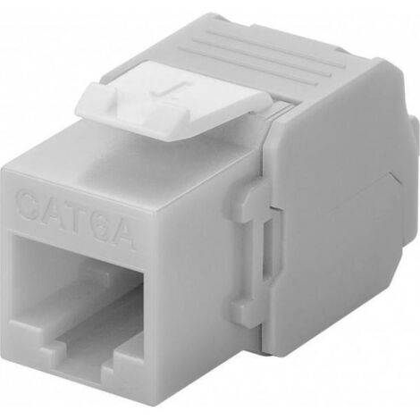 Goobay Frutto Keystone RJ45 Cat6A UTP 500MHz Grigio