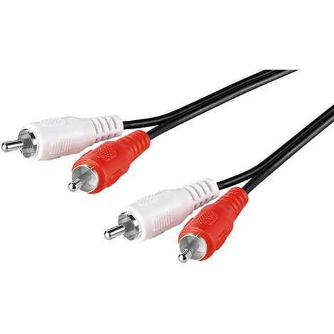 EMK-Câble audio coaxial numérique pour caisson de basses, câble RCA, Rca  vers Rca, câble coaxial mâle vers mâle, haut-parleur, barre de son, TV, DVD