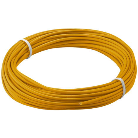 goobay GOOBAY Insulated copper wire, orange, 10 m - 1-wire, multistrand (18x0,1mm) Insulated copper wire1-wire, multistrand (18x0,1mm) (55043)