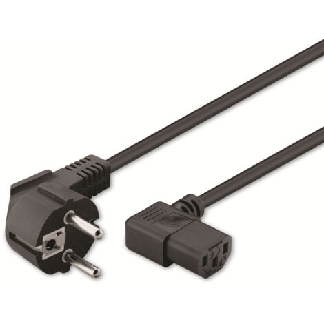 GOOBAY Kaltgerätekabel NK 102 S-150, 1,5 m, schwarz