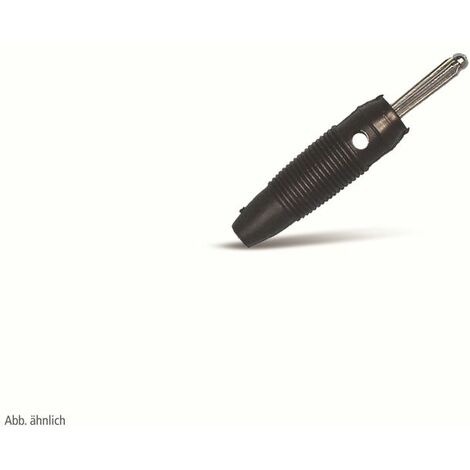 GOOBAY Labor-Büschelstecker, 4 mm, schwarz