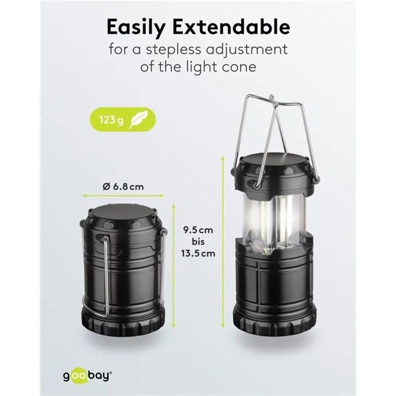 Torche Led Cob Camping 3w 250lm 6800k 60357