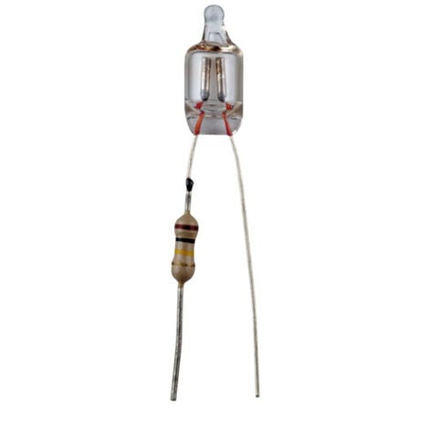 goobay Lampe Néon avec Résistance, 0,25 W - Cable Strand, 230 V (AC), 1,4 mA (9618)