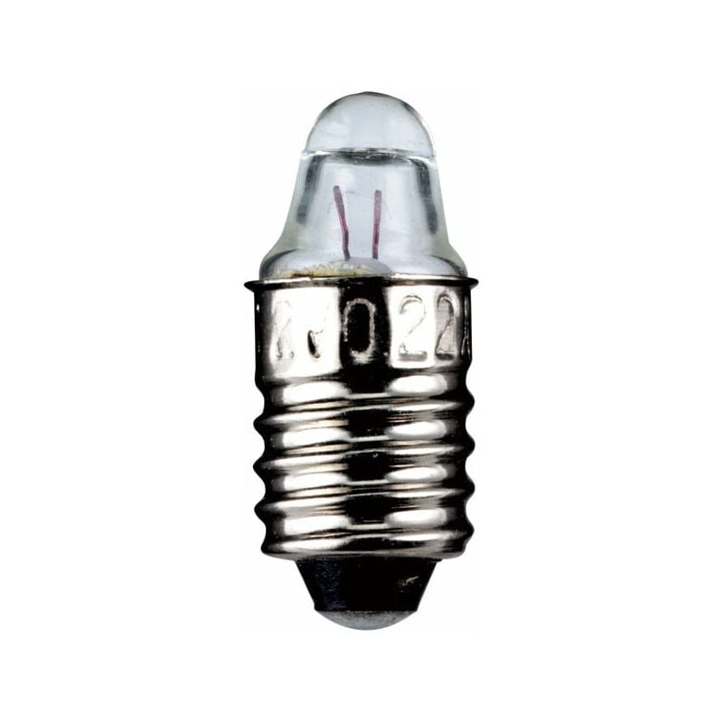 Goobay - Lentille Pointue pour Lampe de Poche, 0,25 w culot E10, 1,2 v (dc), 220 mA, 10 pièces (9020)