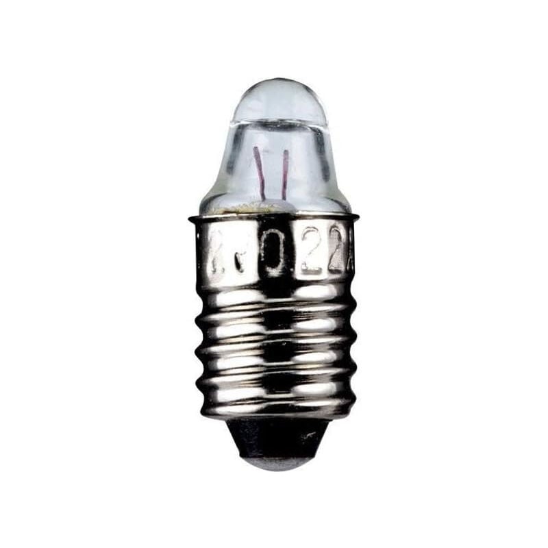 goobay Lentille Pointue pour Lampe de Poche, 1,55 W culot E10, 3,7 V (DC), 300 mA, 10 pièces (9025)