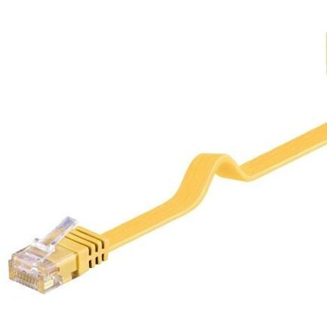 Goobay RJ-45 CAT6 1m 1m Cat6 U/UTP (UTP) Amarillo - Cable de red (1 m, Cat6, U/UTP (UTP), RJ-45, RJ-45, Amarillo)