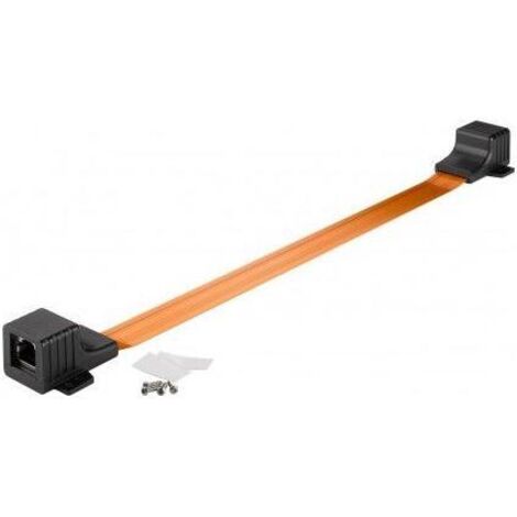 Goobay RJ45 0,3 m -   cavo di rete  (0,3 m, RJ-45, RJ-45, Arancione)