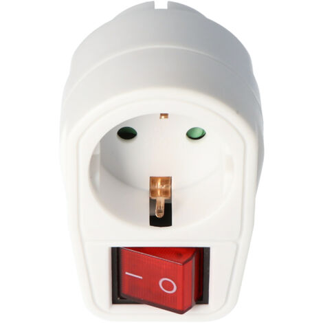 Goobay Schutzkontakt-Schalter weiß 68906