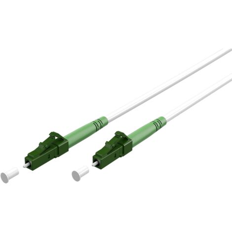 GOOBAY Singlemode Glasfaserkabel, FTTH, OS2, 9/125, Simplex, weiß, 5 m