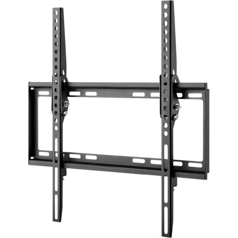 goobay Soporte TV Pared Inclinable 32-55 Pulgadas Ultra-Plano 20,5 mm VESA 400x400 hasta 35 kg - Basic Tilt M - 49731