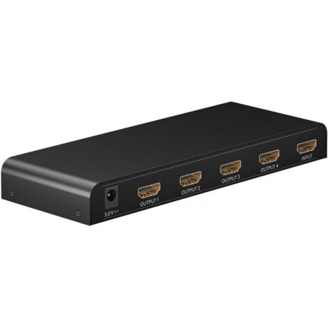 GOOBAY Splitter HDMI 1 vers 4, 4K, 30 Hz