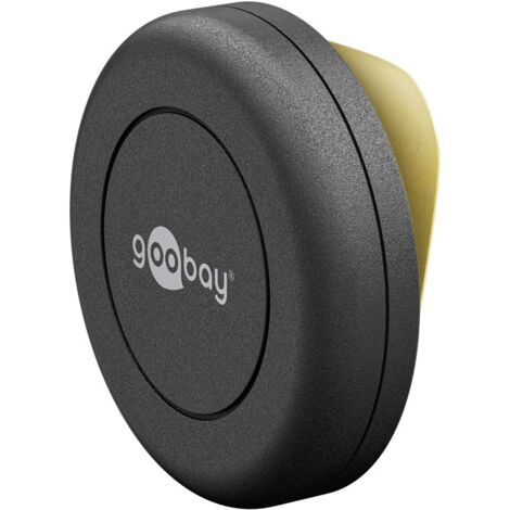 Goobay Supporto Magnetico Autoadesivo per Smartphone e Tablet Nero