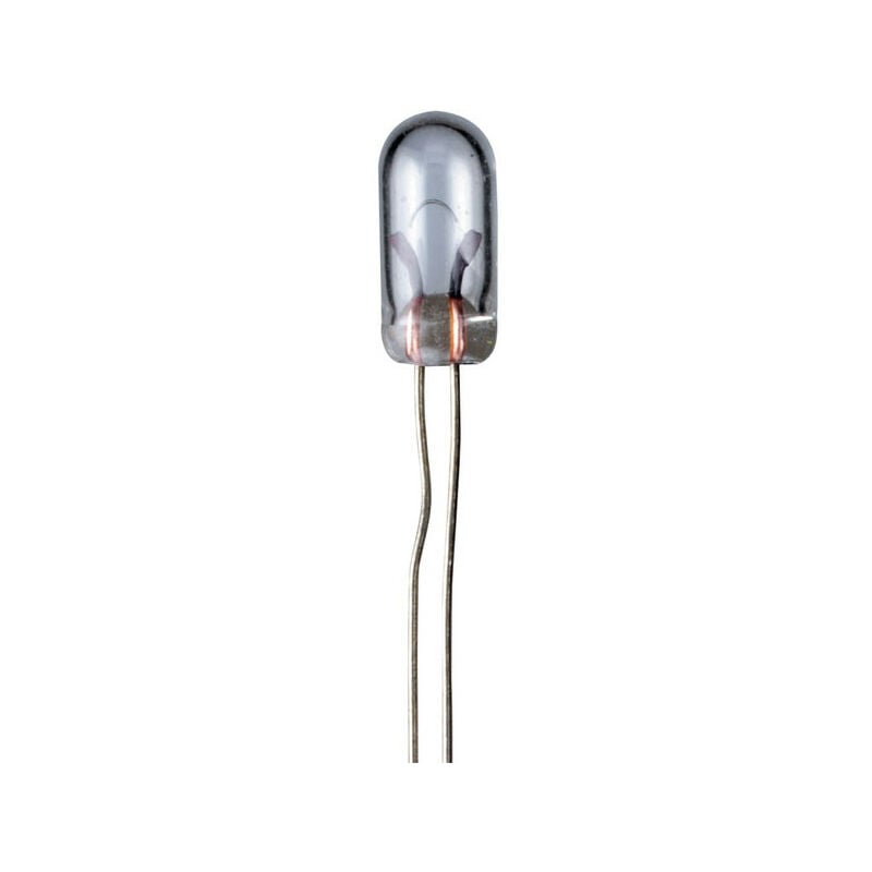 T1 Ampoule Miniature Fluorescente, 0,12 w Cable Strand, 3 v (dc), 40 mA, 10 pièces (9427) - Goobay
