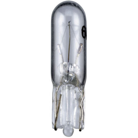 goobay T5 Ampoule Wedge avec Socle Verre, 1,2 W, W2×4,6d, 12 V (DC), 100 mA (9615)