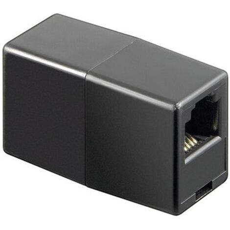 GOOBAY Telefon-Adapterstecker, 2xRJ11 Buchse, schwarz