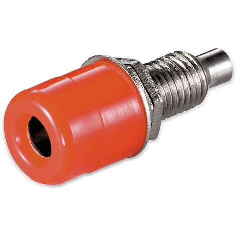 GOOBAY Telefonbuchsen 4 mm, rot, 10 Stück