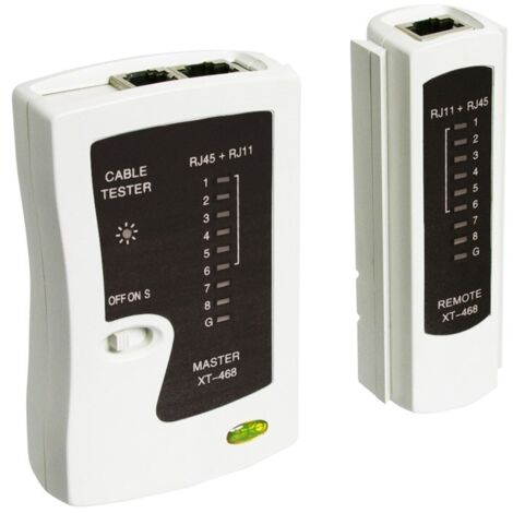 GOOBAY Tester network RJ11/12/45 pin to pin