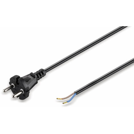 GOOBAY Universal Staubsauger Anschlusskabel, 10 m, schwarz